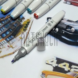 Маркер для рисования, PB75 dark blue light, Touchliit