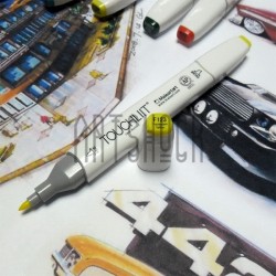 Маркер для рисования, F123 fluorescent yellow, Touchliit