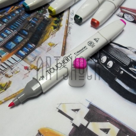 Маркер для рисования, F125 fluorescent rose, Touchliit