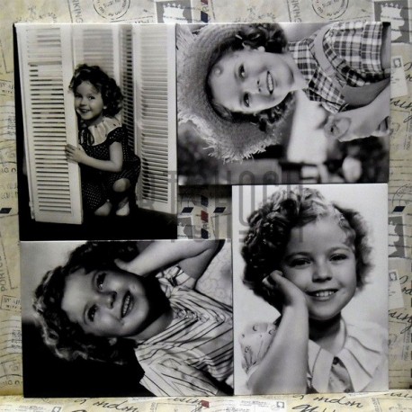 Открытки для посткроссинга «Shirley Temple», 10.5 × 14.4 см, 15 шт.
