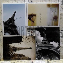 Открытки для посткроссинга «I love Paris», 10.5 × 14.4 см, 15 шт.