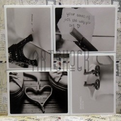 Открытки для посткроссинга «Memories You & Me», 10.5 × 14.4 см, 15 шт.