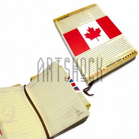 Блокнот "CANADA", 84 х 124 мм., 72 листа, YASAC