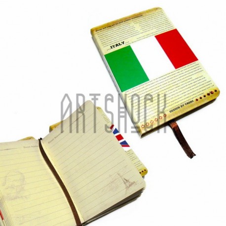 Блокнот "ITALY", 84 х 124 мм., 72 листа, YASAC