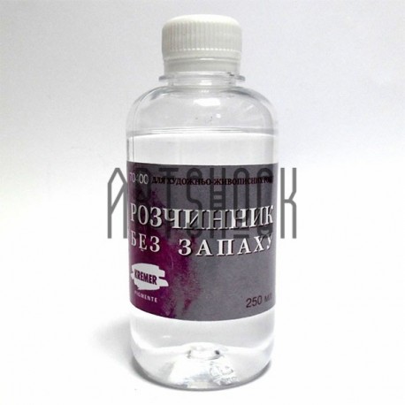 Растворитель без запаха (очищенная нефть), 250 мл., Kremer ● 70040