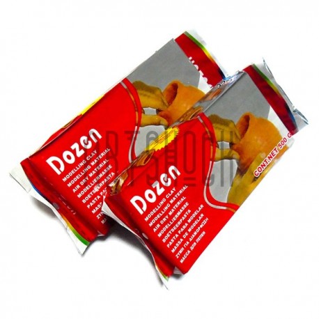 Глина для моделирования терракотовая, 500 грамм, Dozen