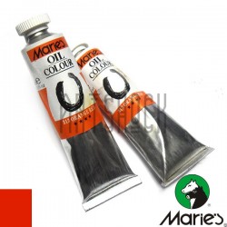 Краска масляная, оранжево-красная, 50 мл, Maries