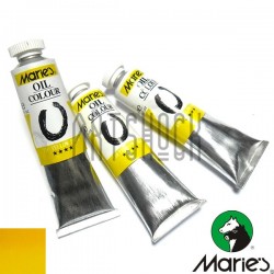 Краска художественная масляная, желтый бледный, 216, туба 50 мл., Maries