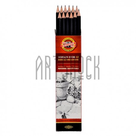 Карандаш чернографитный, 4H, TOISON D'OR, Koh-i-noor