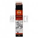 Карандаш чернографитный, H, TOISON D'OR, Koh-i-noor