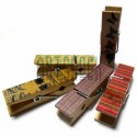 Набор деревянных декоративных прищепок с декупажем, 1.1 x 4.5 см., 5 штук, REGINA