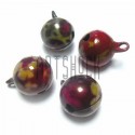 Набор бубенцов металлических декоративных цветных Hand Made, Ø1 см., 4 штуки, REGINA