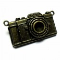 Металлическая подвеска "Фотоаппарат", "античная латунь" для скрапбукинга, 2.8 x 5.5 x 0.8 см., 1 штука, REGINA