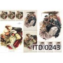 Рисовая карта для декупажа «Поездка», 29.7 x 21 см, 20 г/м², ITD Collection