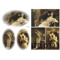 Рисовая карта для декупажа «Он и она», 29.7 x 21 см, 20 г/м², ITD Collection