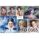 Рисовая карта для декупажа «Magdalena Rochoń», 29.7 x 21 см, 20 г/м², ITD Collection