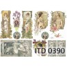 Рисовая карта для декупажа «Модерн», 29.7 x 21 см, 20 г/м², ITD Collection