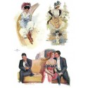 Рисовая карта для декупажа «Вечеринка», 29.7 x 21 см, 20 г/м², ITD Collection