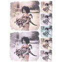 Рисовая карта для декупажа «Ангел», 29.7 x 21 см, 20 г/м², ITD Collection