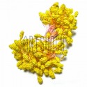 Тычинки для цветов (гроздь), двусторонние, жёлтые, размер 6 мм., длина 6 см., REGINA