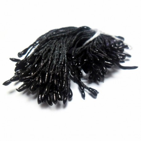 Тычинки для цветов двусторонние, чёрные, размер Ø2 мм., длина 6 см., REGINA