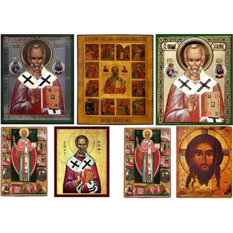 Рисовая карта для декупажа «Иконы», 29.7 x 21 см, 20 г/м², ITD Collection