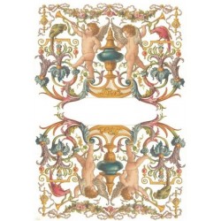 Рисовая карта для декупажа «Декоративная роспись», 29.7 x 21 см, 20 г/м², ITD Collection