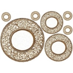 Рисовая карта для декупажа «Тарелки с орнаментом», 29.7 x 21 см, 20 г/м², ITD Collection