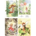 Рисовая карта для декупажа «Алиса в стране чудес», 29.7 x 21 см, 20 г/м², ITD Collection