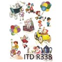 Рисовая карта для декупажа «Дети и игрушки», 29.7 x 21 см, 20 г/м², ITD Collection
