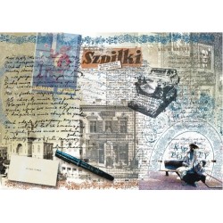 Рисовая карта для декупажа «Julian Tuwim», 29.7 x 21 см, 20 г/м², ITD Collection
