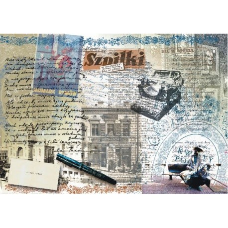 Рисовая карта для декупажа «Julian Tuwim», 29.7 x 21 см, 20 г/м², ITD Collection