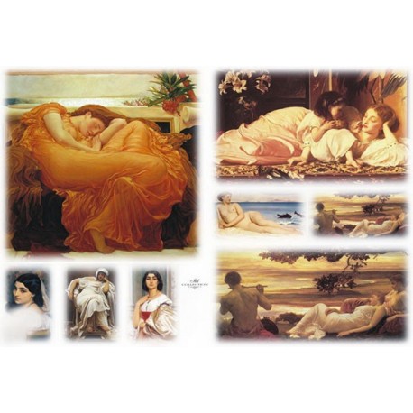 Рисовая карта для декупажа «Frederic Leighton», 29.7 x 21 см, 20 г/м², ITD Collection