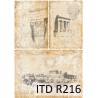 Рисовая карта для декупажа «Афины», 29.7 x 21 см, 20 г/м², ITD Collection