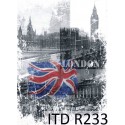 Рисовая карта для декупажа «Лондон», 29.7 x 21 см, 20 г/м², ITD Collection