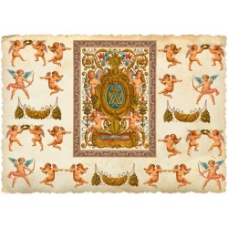 Рисовая карта для декупажа «Ангелы Возрождения», 29.7 x 21 см, 20 г/м², ITD Collection