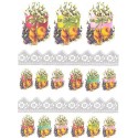 Рисовая карта для декупажа «Цыплята в цветах», 29.7 x 21 см, 20 г/м², ITD Collection