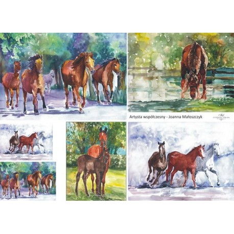 Рисовая карта для декупажа «Joanna Małoszczyk», 29.7 x 21 см, 20 г/м², ITD Collection