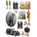 Рисовая карта для декупажа «Ретро атмосфера», 29.7 x 21 см, 20 г/м², ITD Collection