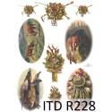 Рисовая карта для декупажа «Охота», 29.7 x 21 см, 20 г/м², ITD Collection