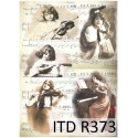 Рисовая карта для декупажа «Женщины-музыканты», 29.7 x 21 см, 20 г/м², ITD Collection