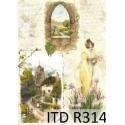 Рисовая карта для декупажа «Деревенская атмосфера», 29.7 x 21 см, 20 г/м², ITD Collection