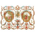 Рисовая карта для декупажа «Орнаменты 18 века», 29.7 x 21 см, 20 г/м², ITD Collection