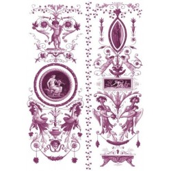 Рисовая карта для декупажа «Узор 18 века», 29.7 x 21 см, 20 г/м², ITD Collection