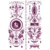 Рисовая карта для декупажа «Узор 18 века», 29.7 x 21 см, 20 г/м², ITD Collection