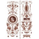 Рисовая карта для декупажа «Узор 18 века», 29.7 x 21 см, 20 г/м², ITD Collection