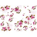 Рисовая карта для декупажа «Розовые розы», 29.7 x 21 см, 20 г/м², ITD Collection