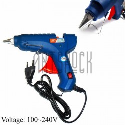 Термопистолет клеевой для рукоделия с кнопкой включения, SD Glue Gun, 60W, 110-240V, 50/60Hz, Ø11 мм.