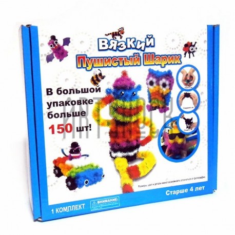 Конструктор - липучка Bunchems, 150 предметов ✅ Bunchems оригинал купить в Украине