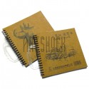 Альбом для эскизов на спирали "sketch book", 17 х 17 см., Maries